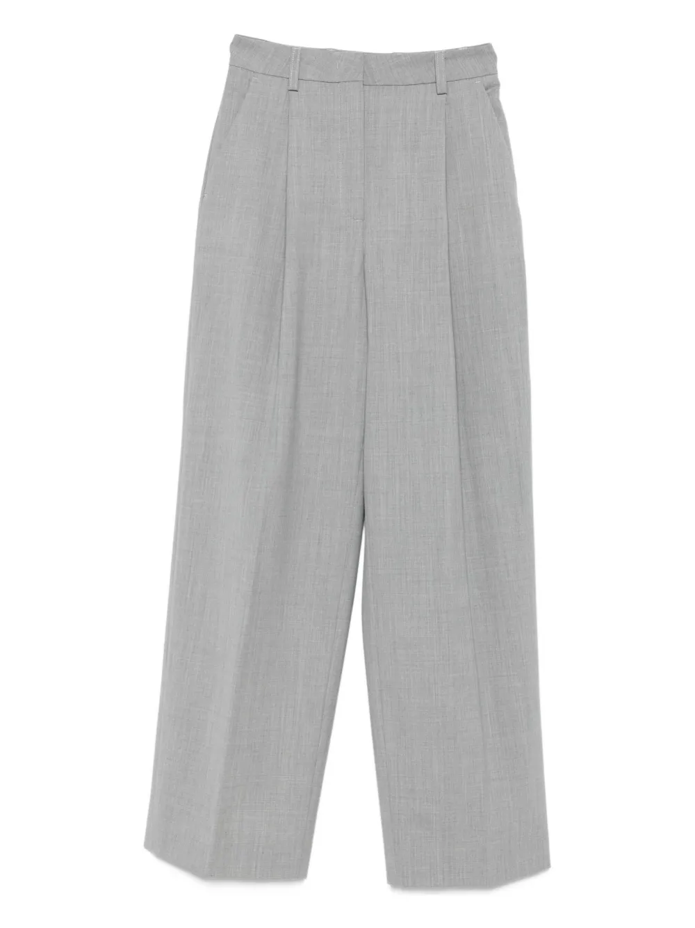THELATEST pleated trousers - グレー THELATEST pleated trousers - グレー