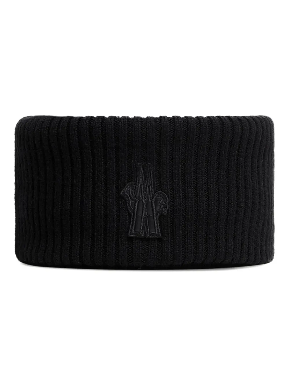 Moncler Grenoble logo neck warmer | Black | Image 1