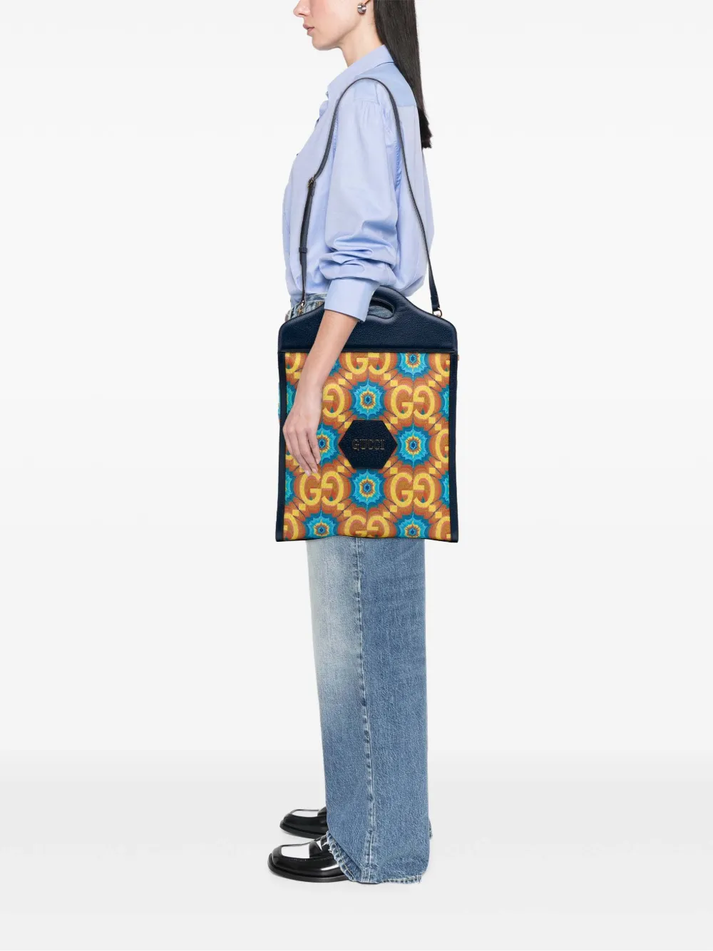 Gucci Pre-Owned 2016-2025 GG Supreme Kaleidoscope Tote satchel | Pre-Owned | Image 2