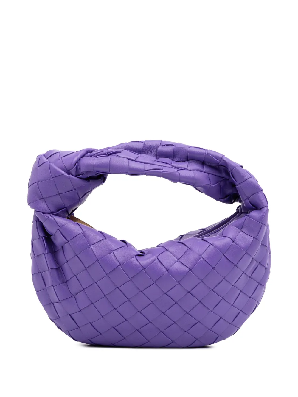 Pre-owned Bottega Veneta 2012-2025 Mini Nappa Intrecciato Jodie Hobo Bag