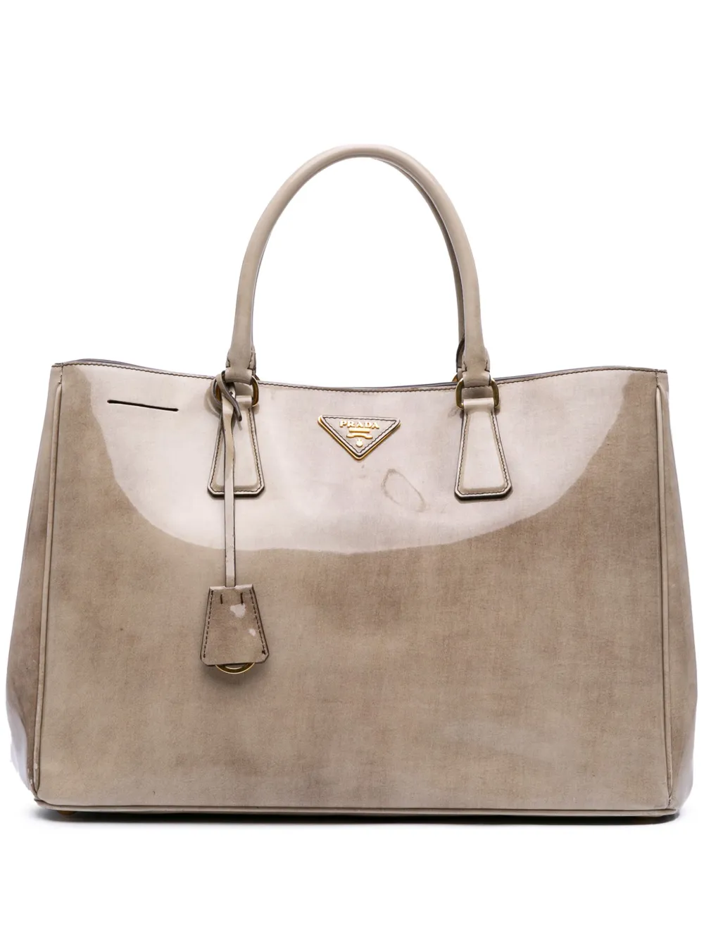 Prada Pre-Owned 2000-2025 Spazzolato Fume ガレリア ハンドバッグ L - ブラウン Prada Pre-Owned 2000-2025 Spazzolato Fume ガレリア ハンドバッグ L - ブラウン