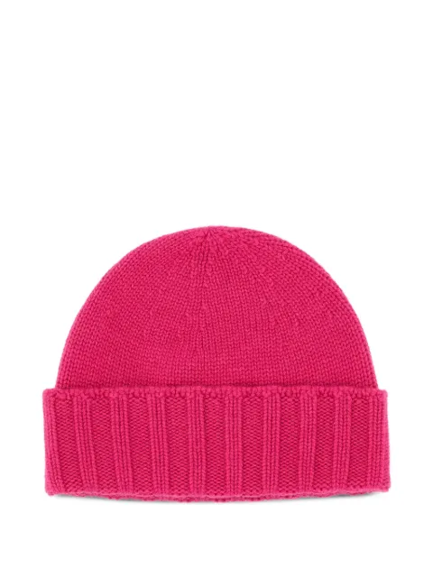 Drumohr gorro de cachemira tejido de canalé