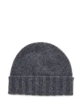 Drumohr ribbed cashmere beanie - Grey