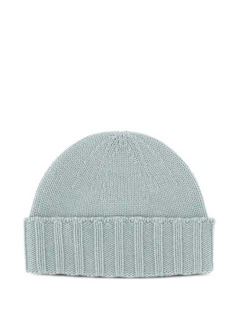 Drumohr ribbed-brim beanie