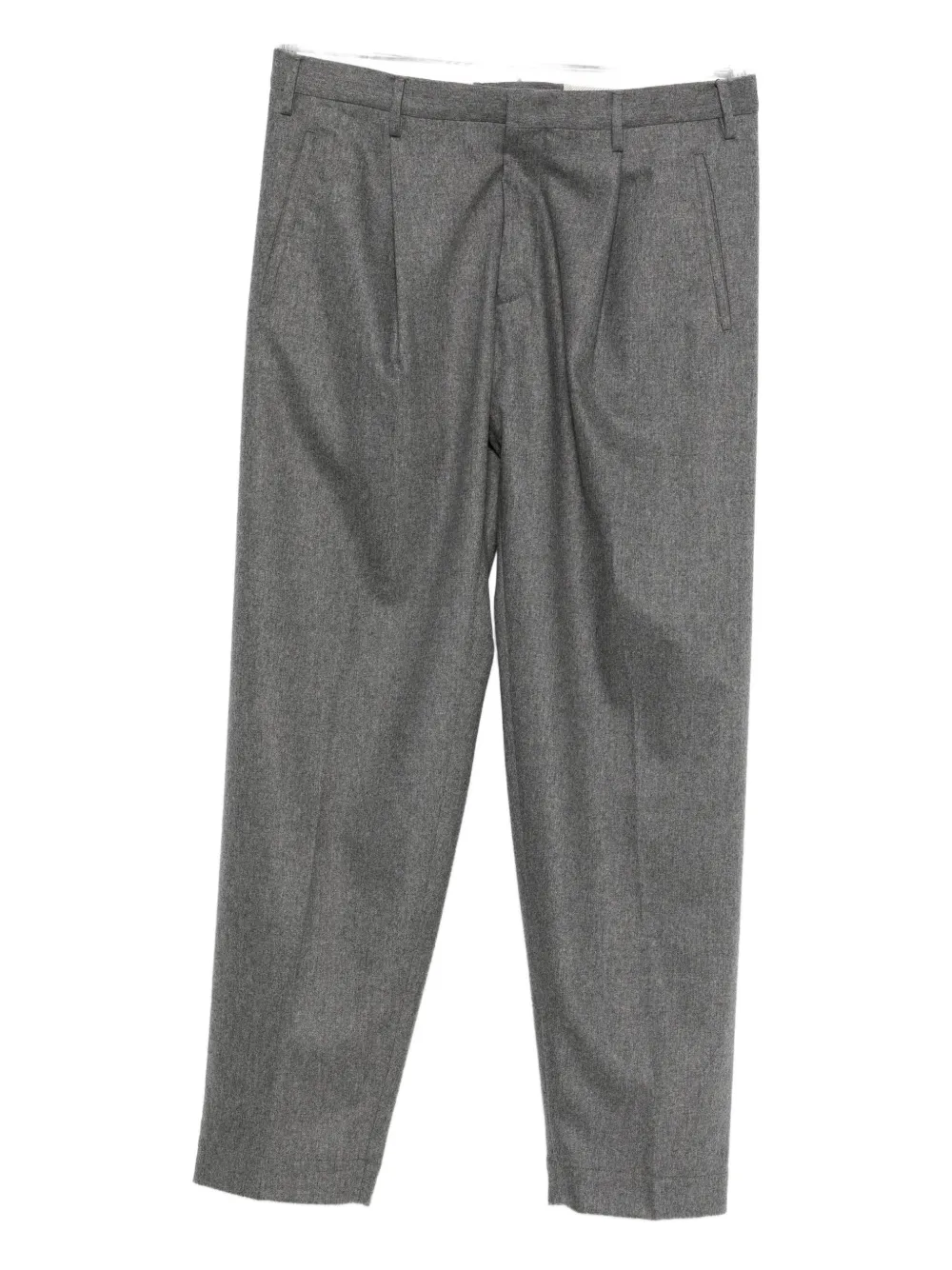 Incotex wool blend straight-leg trousers - グレー Incotex wool blend straight-leg trousers - グレー