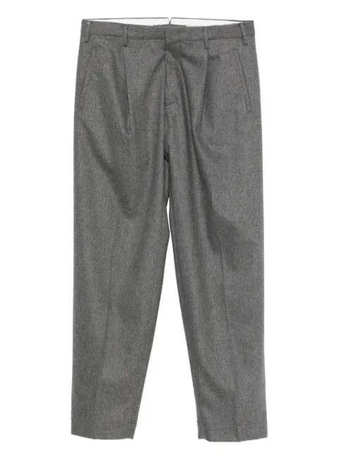 Incotex wool blend straight-leg trousers