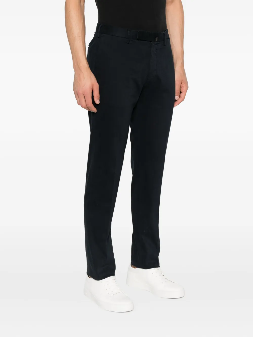 Incotex Broek van stretch-katoen Blauw