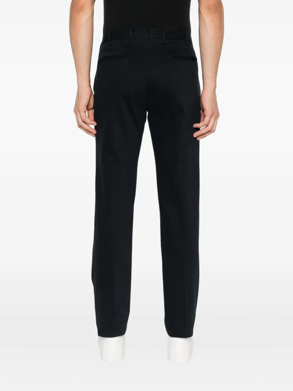Incotex Broek van stretch-katoen Blauw