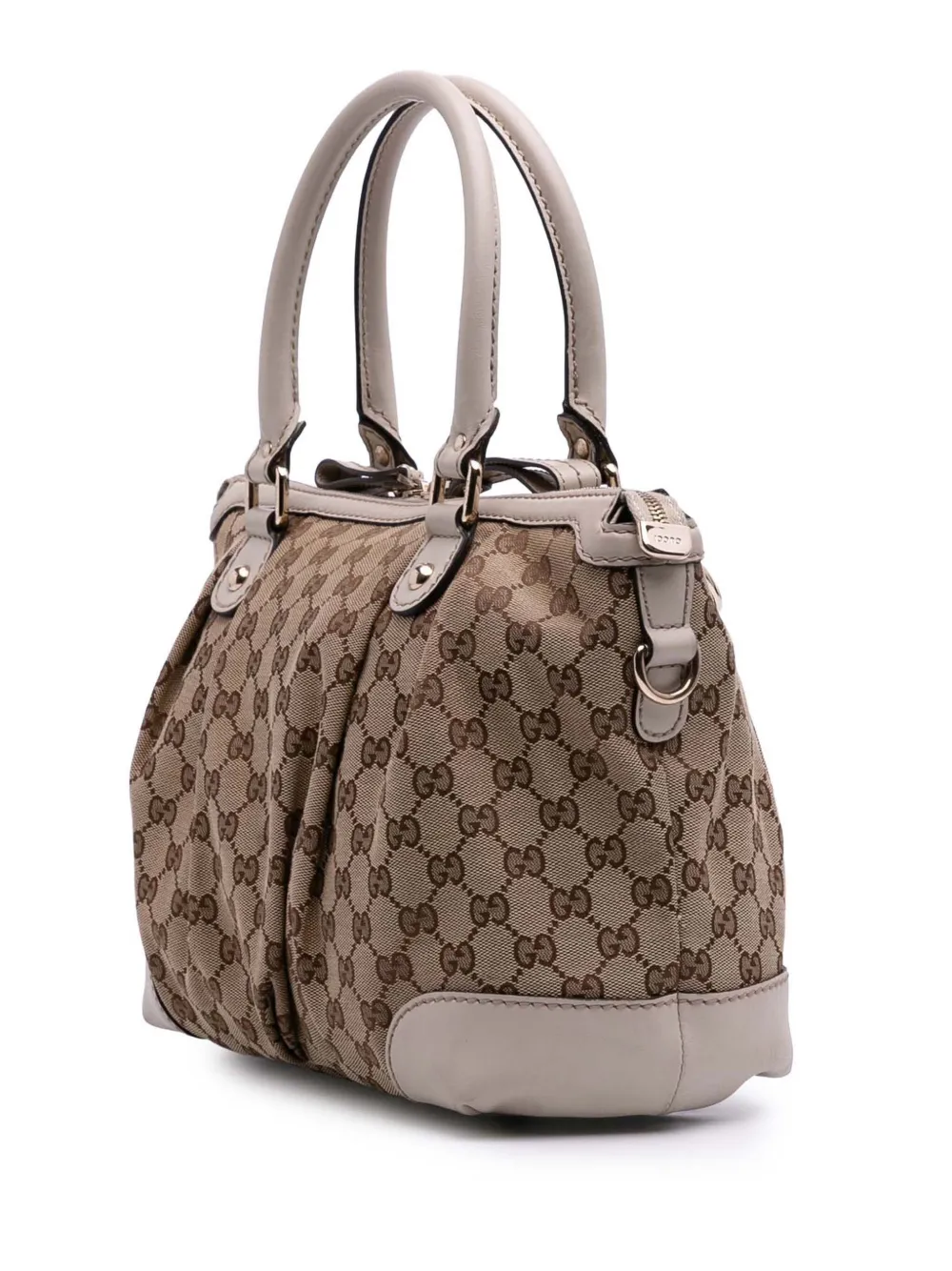 Pre-owned Gucci 2016-2025 Gg Canvas Sukey Satchel