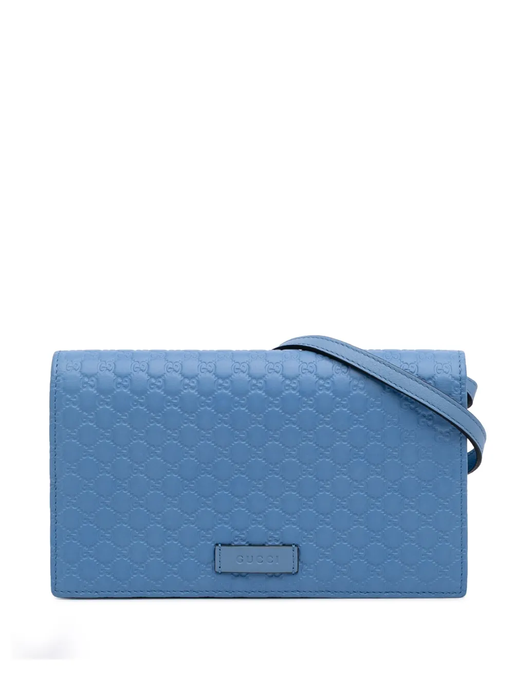 Gucci Pre-Owned 2000-2015 Microguccissima Wallet on Strap crossbody Gucci Pre-Owned 2000-2015 Microguccissima Wallet on Strap crossbody