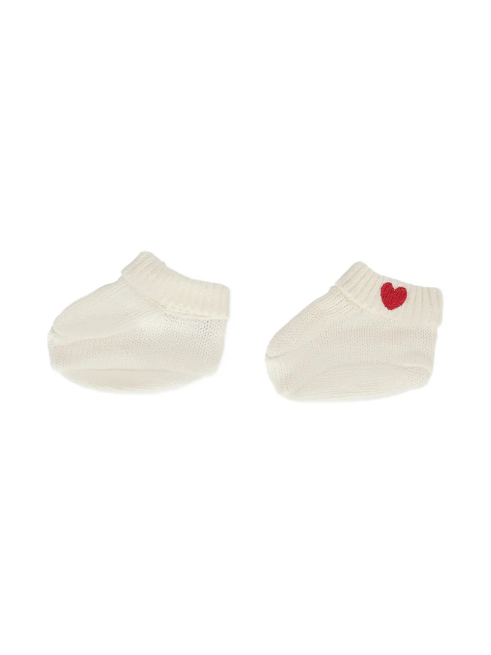 Petit Bateau heart-detail pre-walkers Neutrals