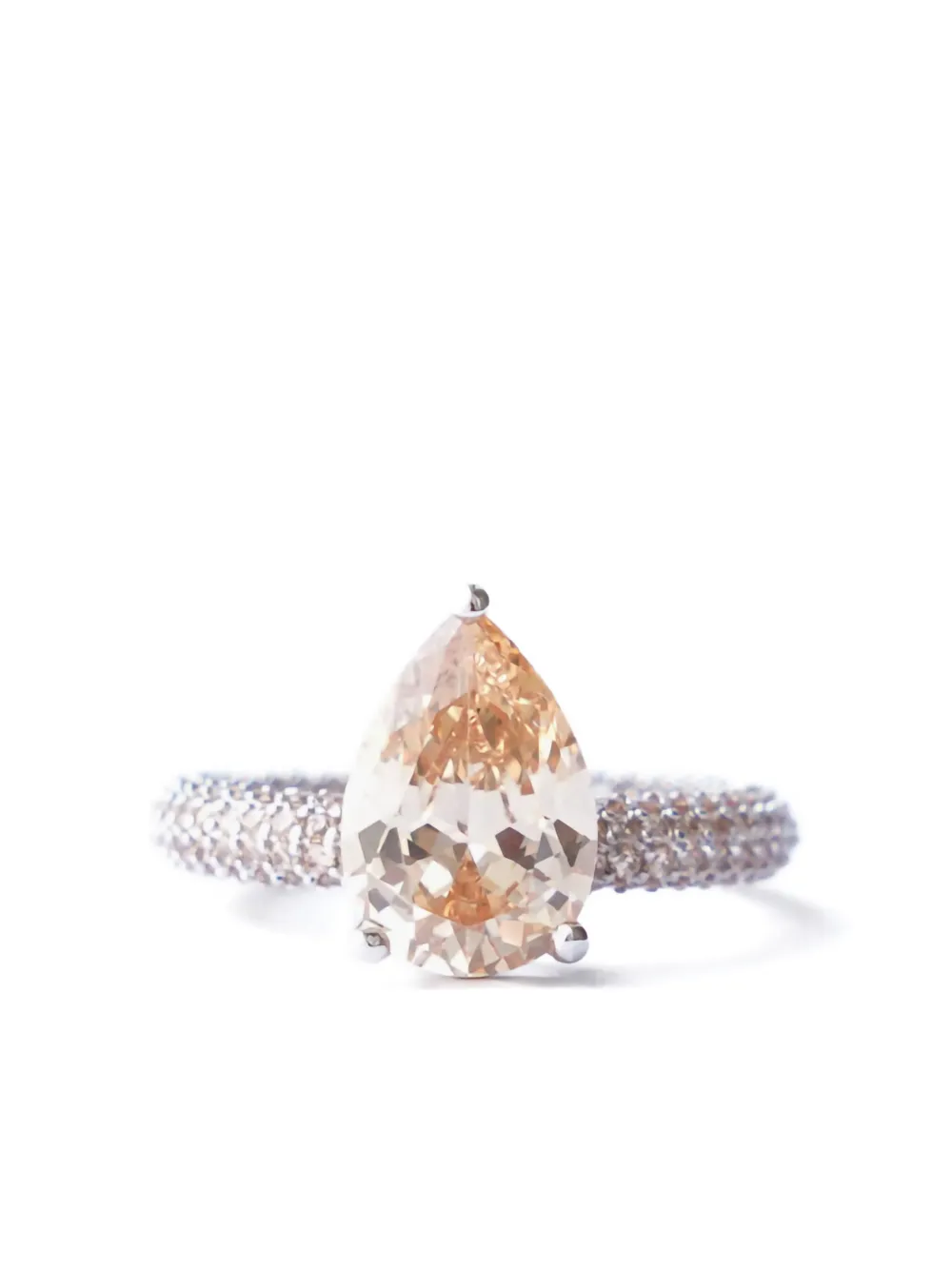 Izabel Display Mega Drop ring | Silver | Image 1