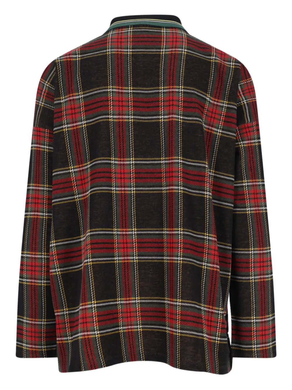 Vivienne Westwood Poloshirt met tartan ruit Rood