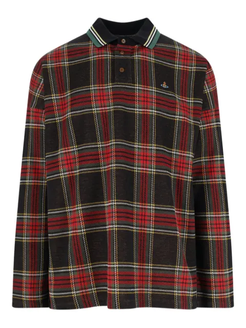 Vivienne Westwood tartan-plaid polo shirt