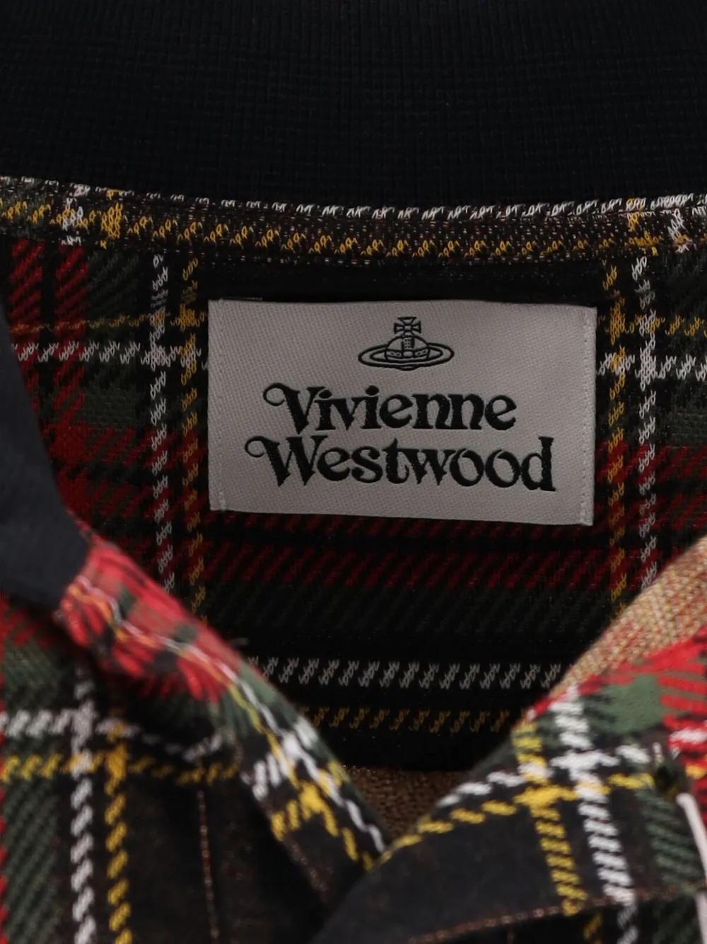 Vivienne Westwood Poloshirt met tartan ruit Rood