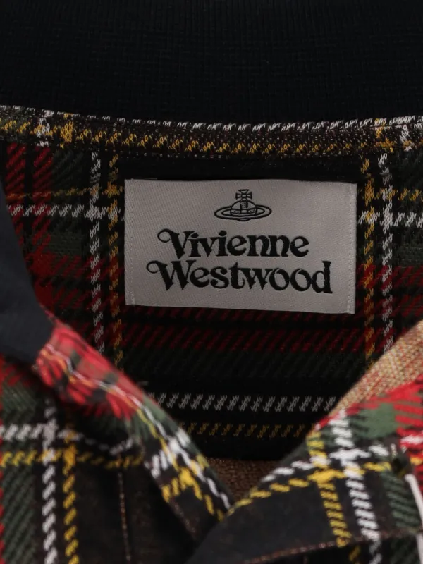 Vivienne Westwood オーブ　二ット ポロシャツ　チェック Vivienne Westwood オーブ 二ット ポロシャツ チェック