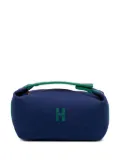 Hermès Pre-Owned 2010-2025 Small Canvas Bride A Brac Case vanity bag - Blue