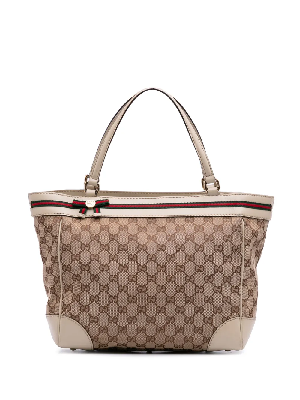 Gucci Pre-Owned 2016-2025 GGキャンバス メイフェア ハンドバッグ - ブラウン Gucci Pre-Owned 2016-2025 GGキャンバス メイフェア ハンドバッグ - ブラウン