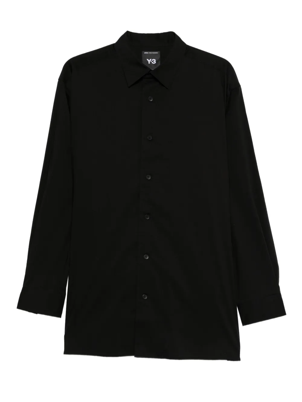 Y-3 Button-up overhemd Zwart