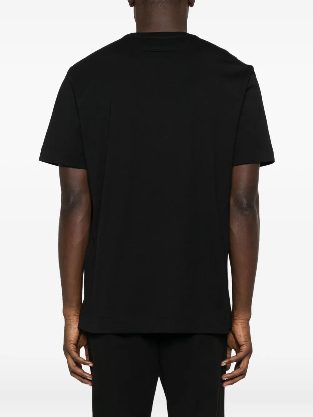 Zegna T-shirt met ronde hals Zwart