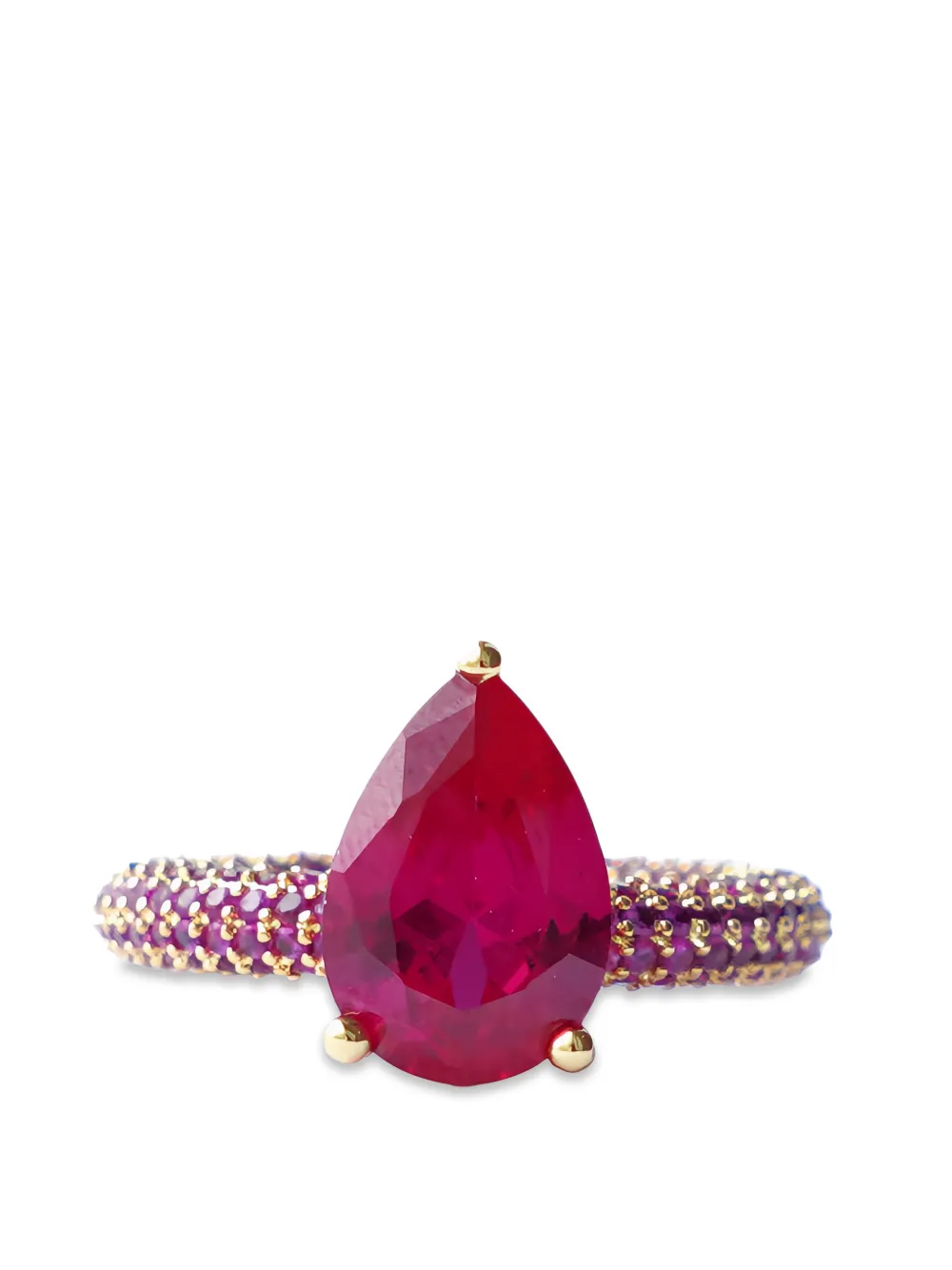 Izabel Display Mega Drop Ring - Gold