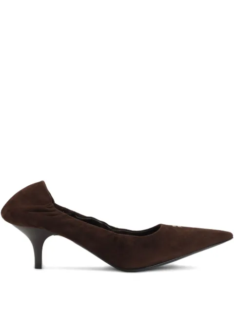 Miu Miu 55mm Ruches kitten-heel pointed-toe pumps