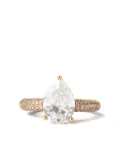 Izabel Display Mega Drop pavé ring - Gold