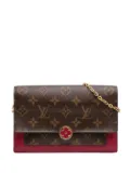 Louis Vuitton Pre-Owned 2019 Monogram Flore Wallet On Chain crossbody bag - Red