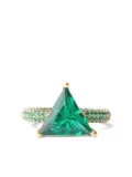 Izabel Display Mega Triangle ring - Green