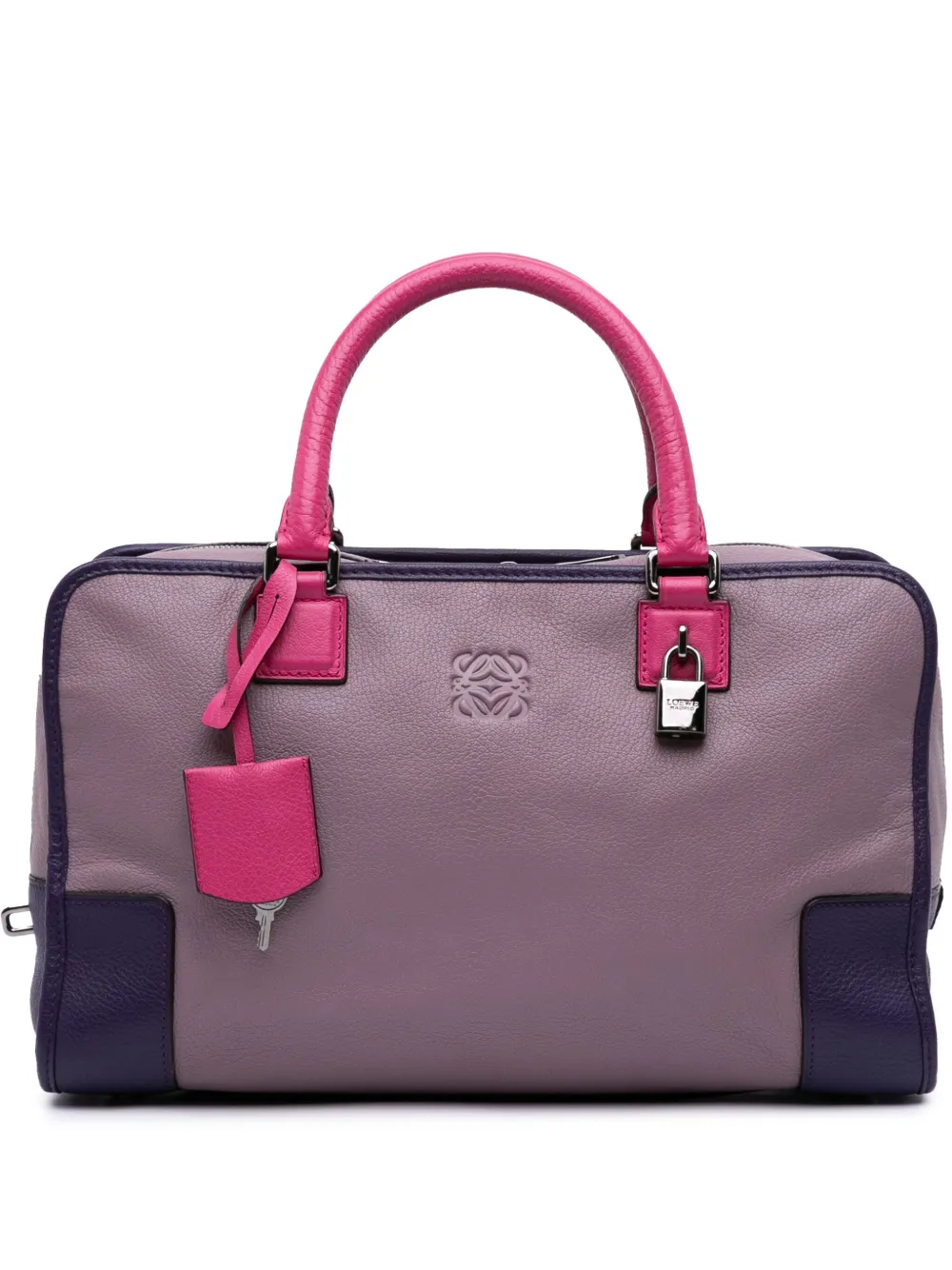 Loewe Pre-Owned 2012 Tricolor Goatskin Amazona 36 handbag - ピンク Loewe Pre-Owned 2012 Tricolor Goatskin Amazona 36 handbag - ピンク