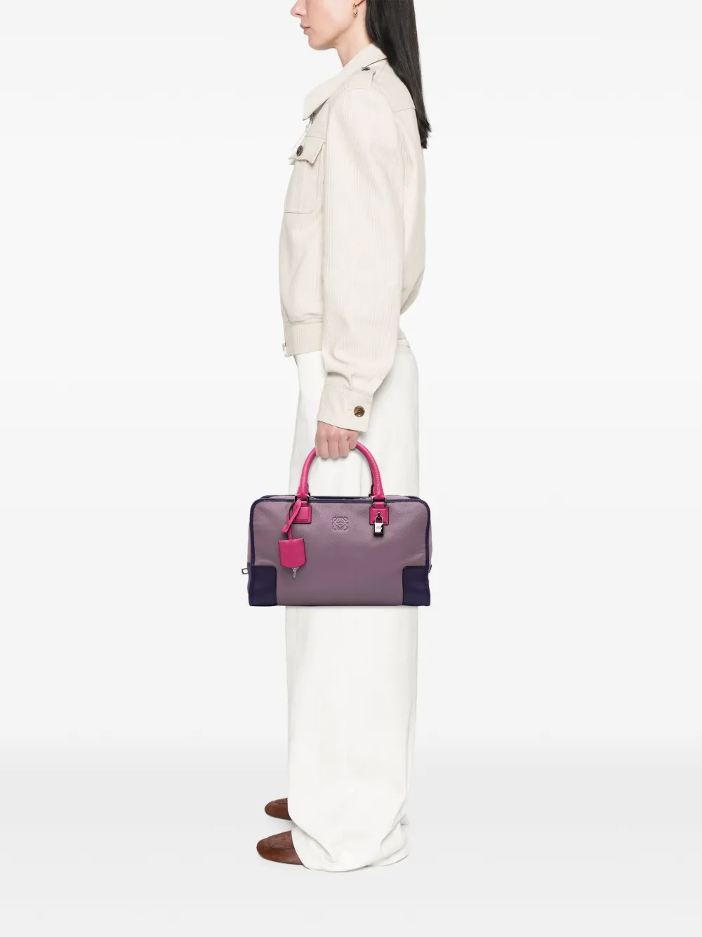 Loewe Pre-Owned 2012 Tricolor Goatskin Amazona 36 handbag | Pre-Owned | Image 2