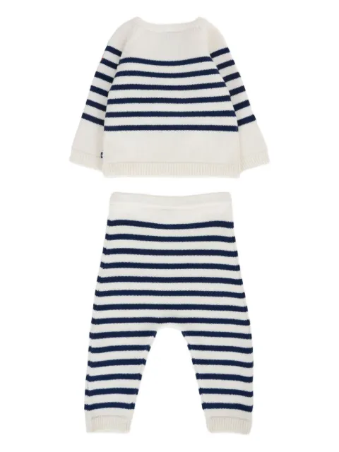 Petit Bateau striped knitted set 