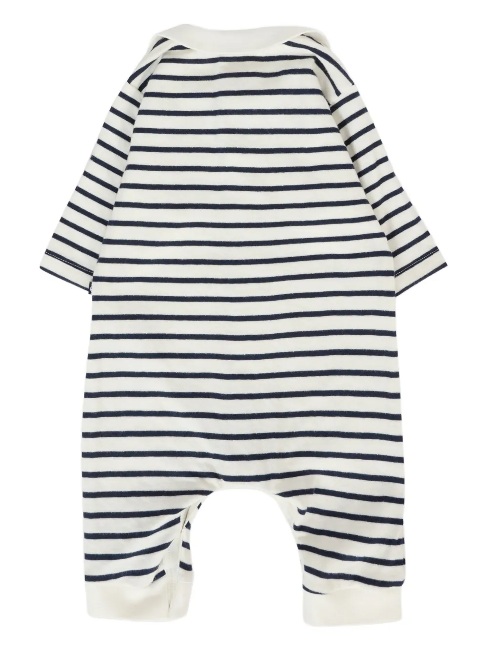 Petit Bateau Gestreepte romper - Wit