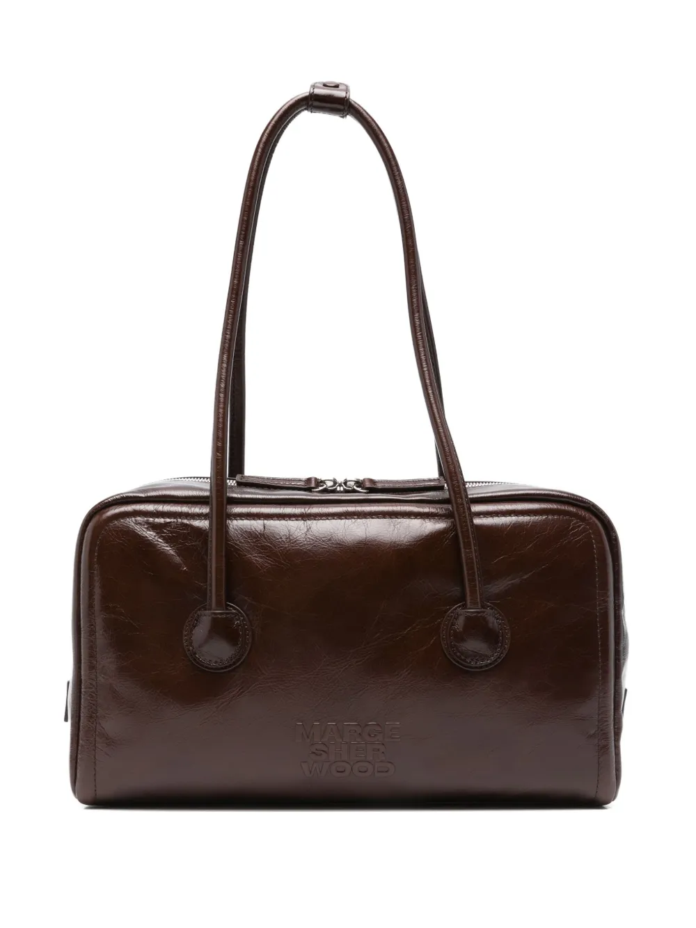 Marge Sherwood Boston レザーショルダーバッグ - ブラウン Marge Sherwood Boston レザーショルダーバッグ - ブラウン