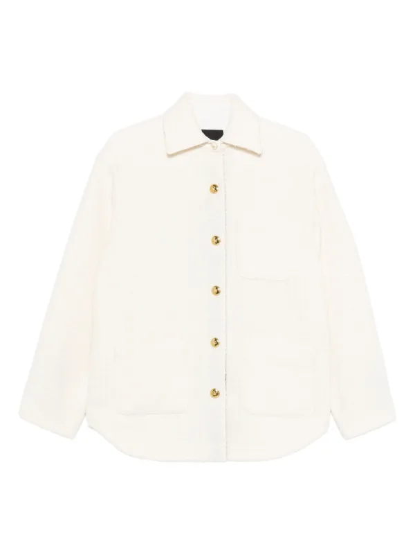 PINKO ホワイトジャケット ボタン付き PINKO ボタン ジャケット | ホワイト | FARFETCH JP