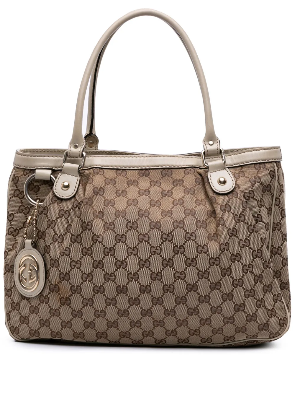 Gucci Pre-Owned 2016-2025 GGキャンバス スーキー ハンドバッグ - ブラウン Gucci Pre-Owned 2016-2025 GGキャンバス スーキー ハンドバッグ - ブラウン