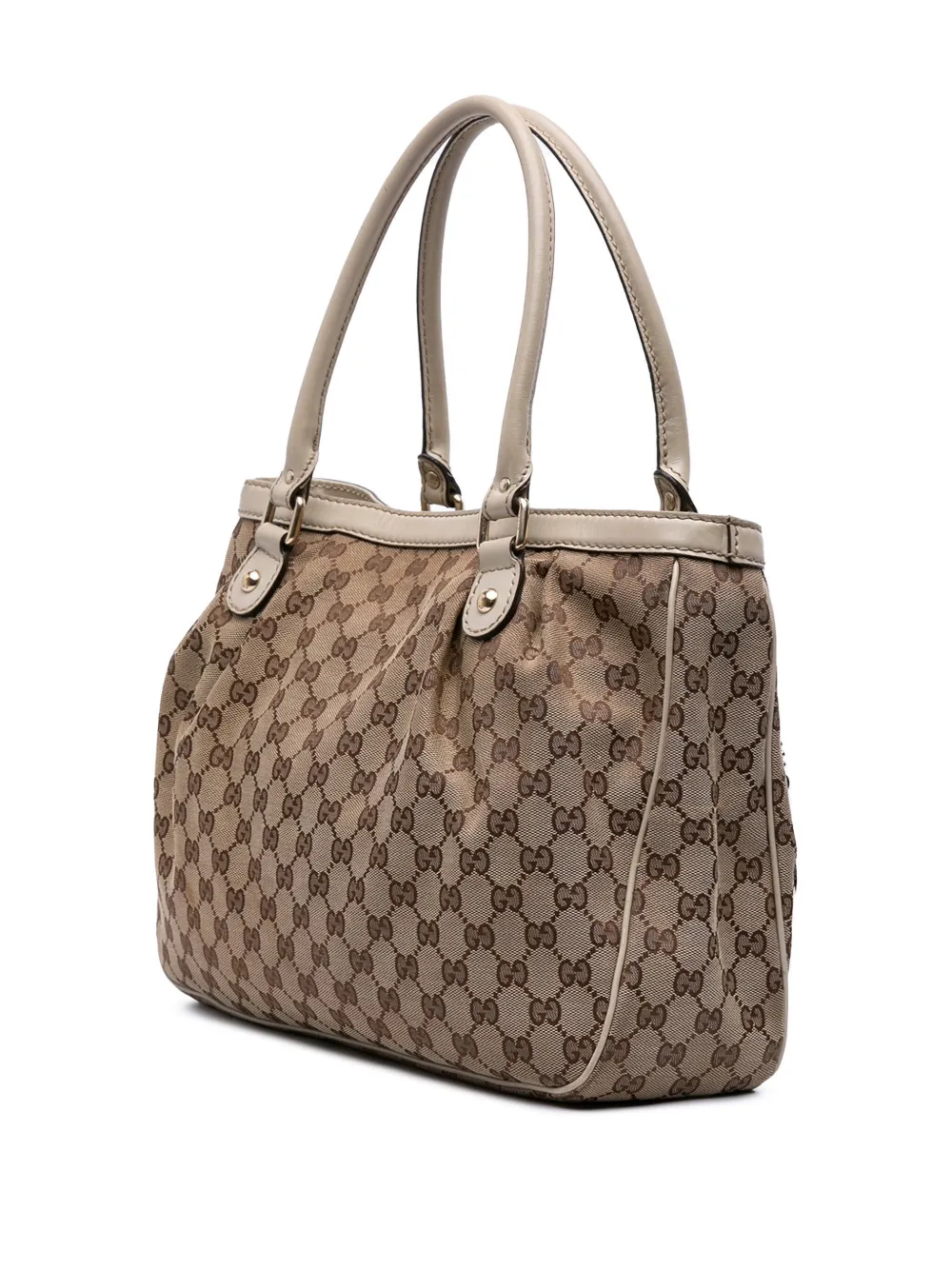 Pre-owned Gucci 2016-2025 Gg Canvas Sukey Tote Bag