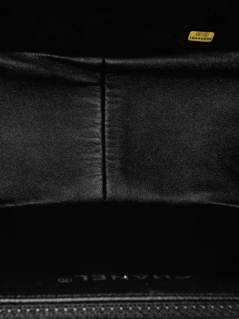 Pre-owned Chanel 2013-2014 Bicolor Quilted Lambskin Twist Crescent Flap Shoulder Bag