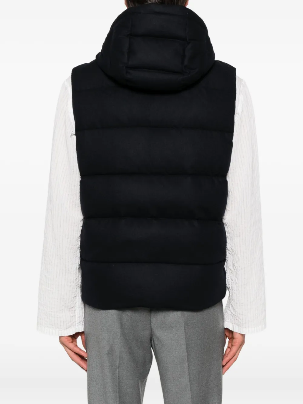 Peserico Bodywarmer met capuchon Blauw