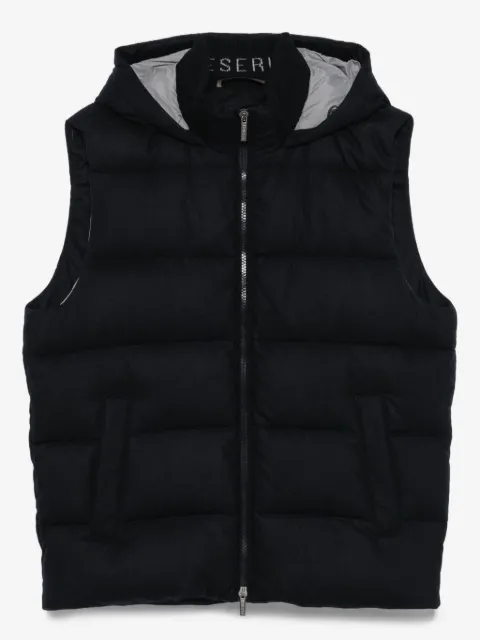 Peserico hooded quilted vest