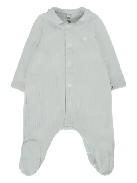 Petit Bateau pyjamas med ribbad krage