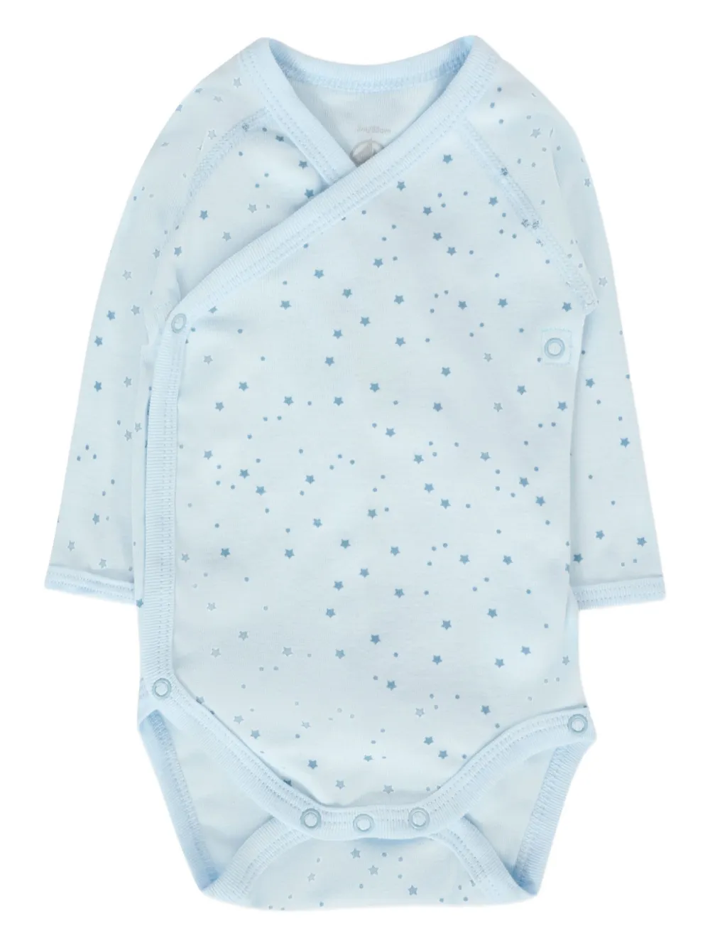 Petit Bateau star-print bodies (pack of three) Wit