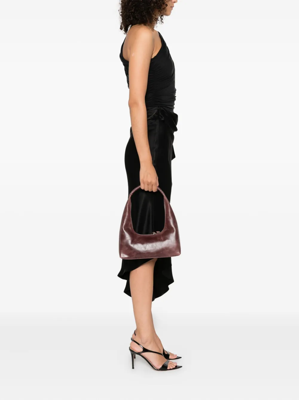 Marge Sherwood Hobo kalfsleren shopper - Rood