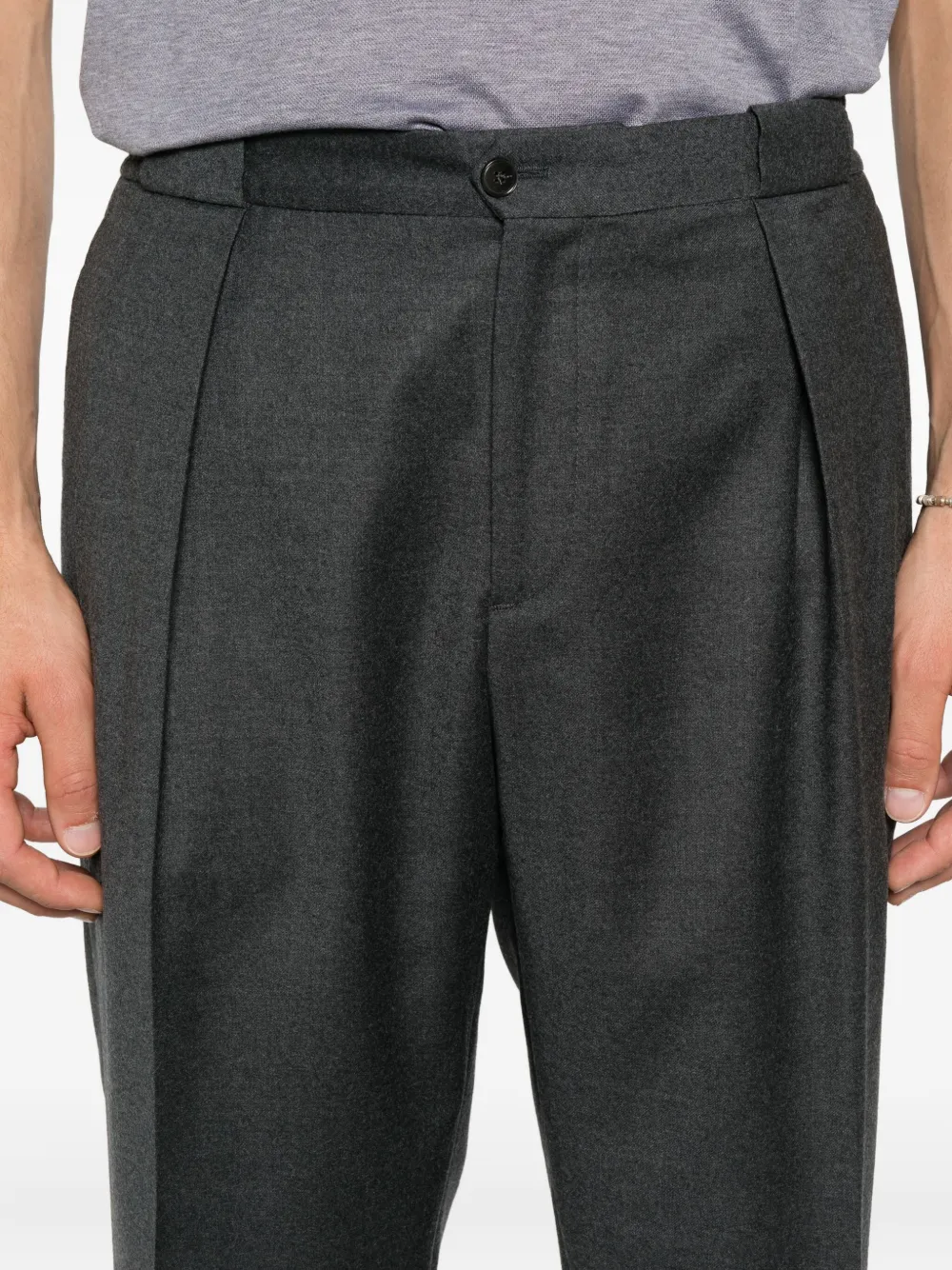 Briglia 1949 pleated-pocket trousers Grijs