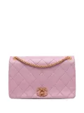 CHANEL Pre-Owned 2021-2025 Quilted Lambskin Braided CC Single Flap shoulder bag - Pink
