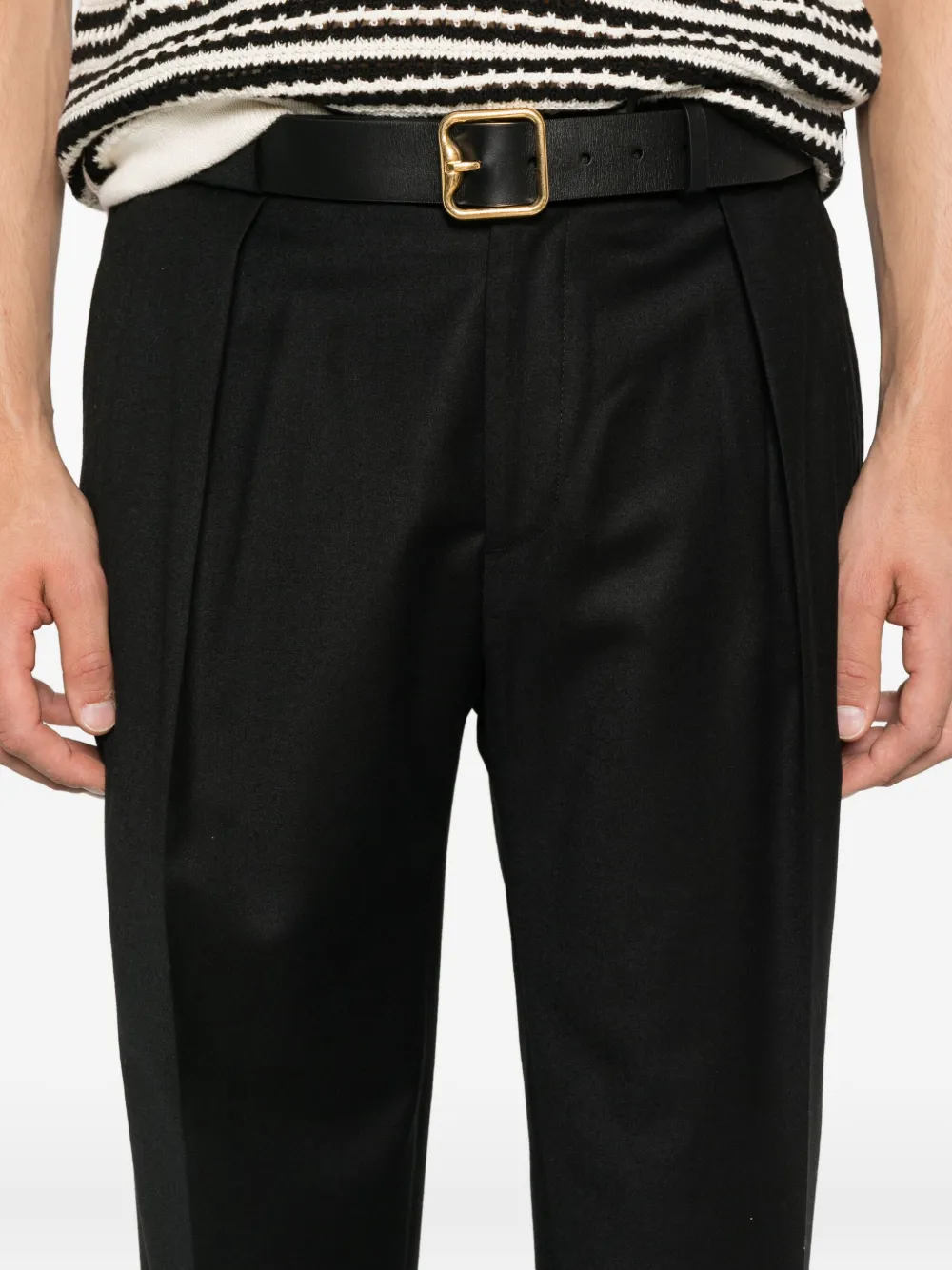Briglia 1949 Broek met geplooide zak Zwart