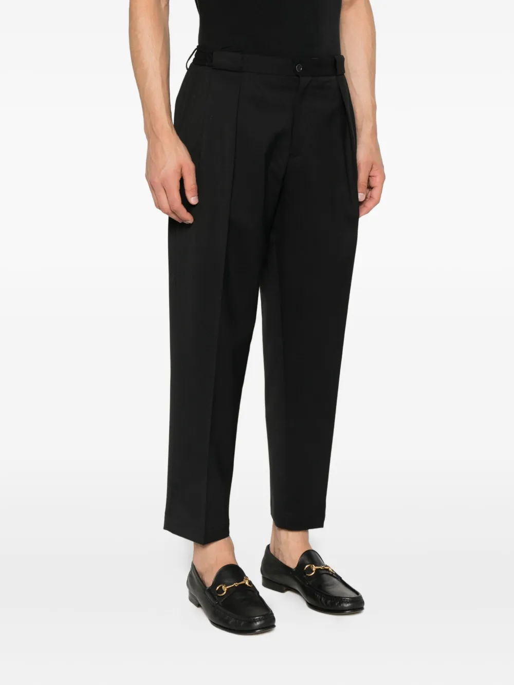 Briglia 1949 pleated-front trousers Zwart