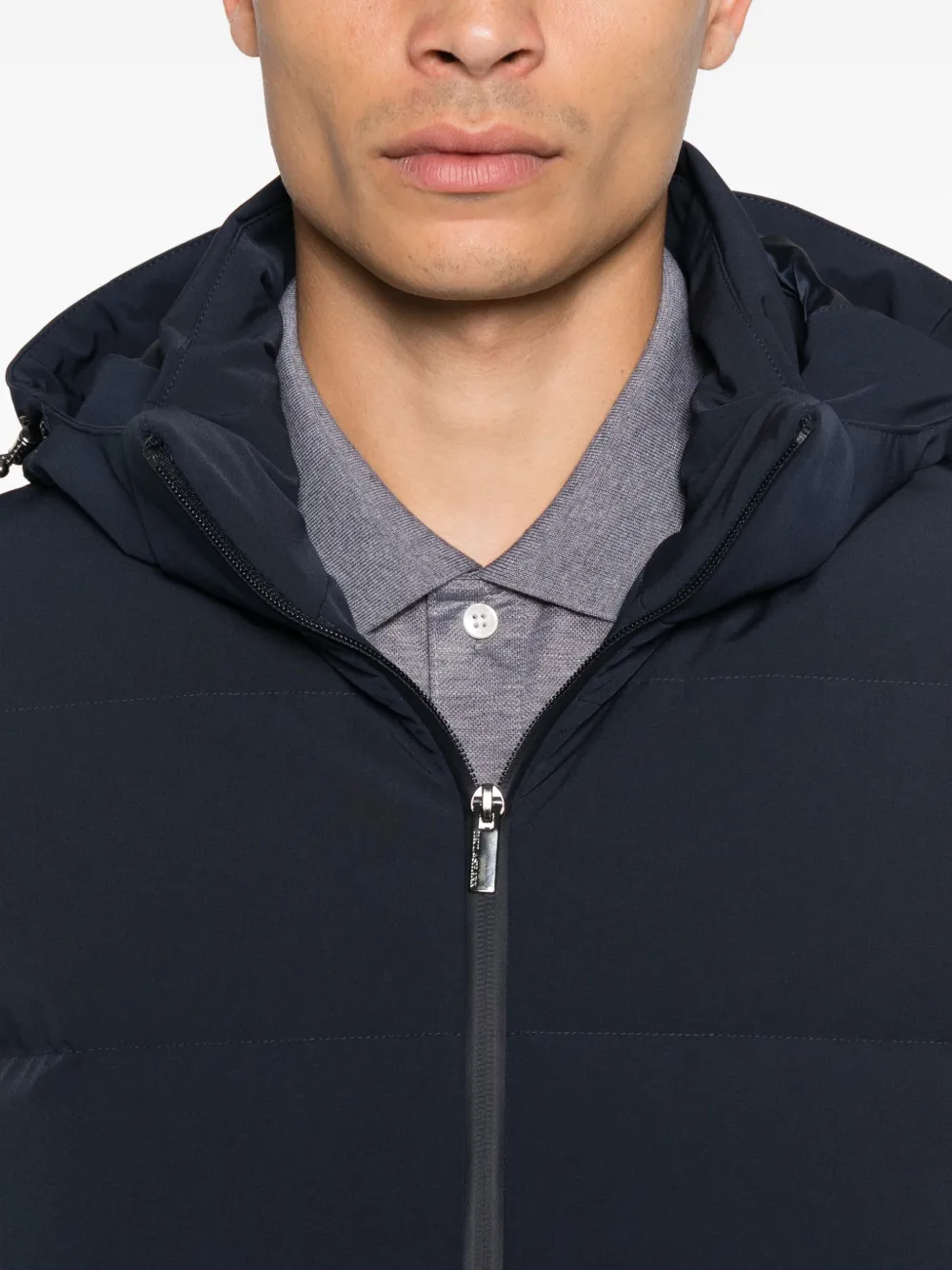 Paul & Shark Gevoerd jack met capuchon Blauw