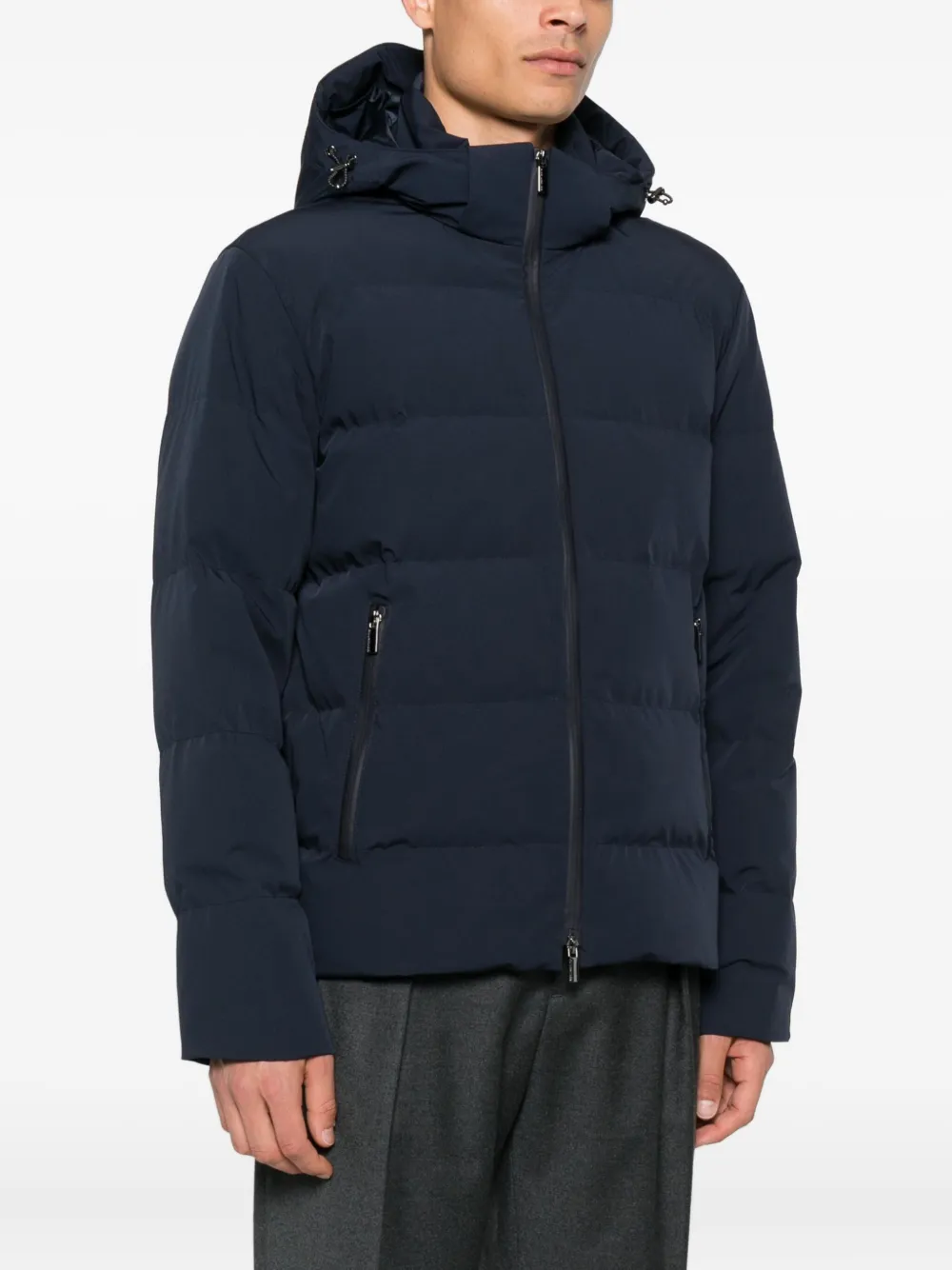 Paul & Shark Gevoerd jack met capuchon Blauw