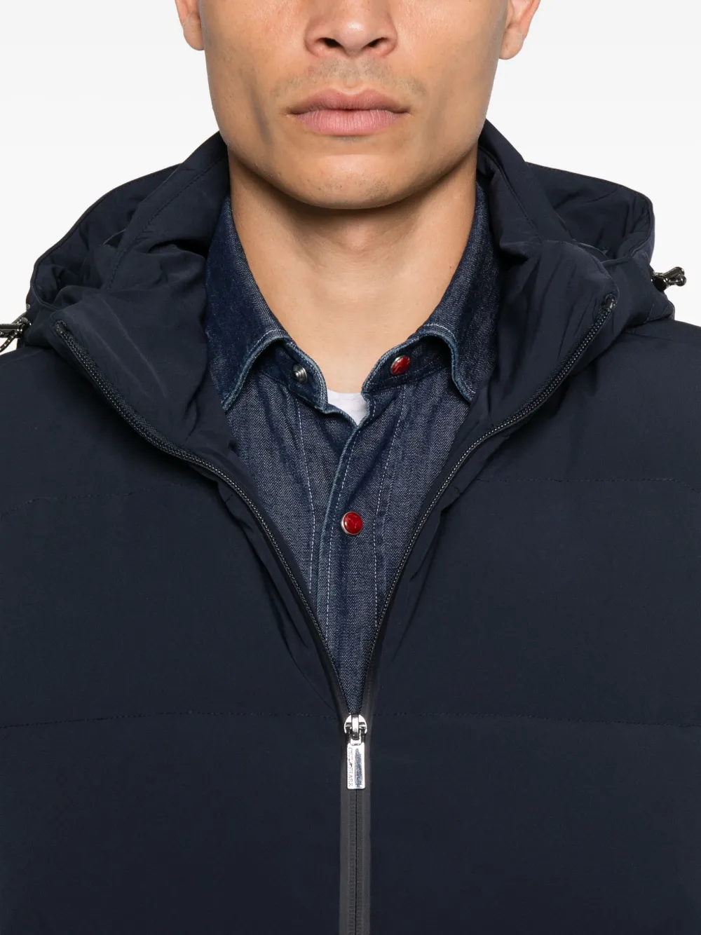Paul & Shark Bodywarmer met capuchon Blauw